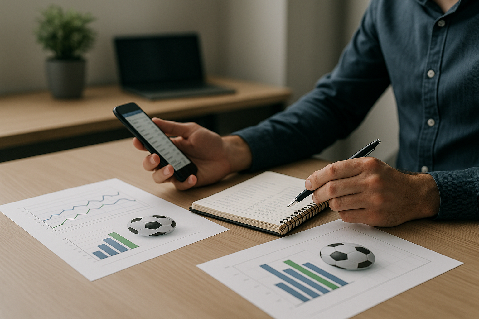 Analisi statistica per pronostici calcistici con grafici e appunti